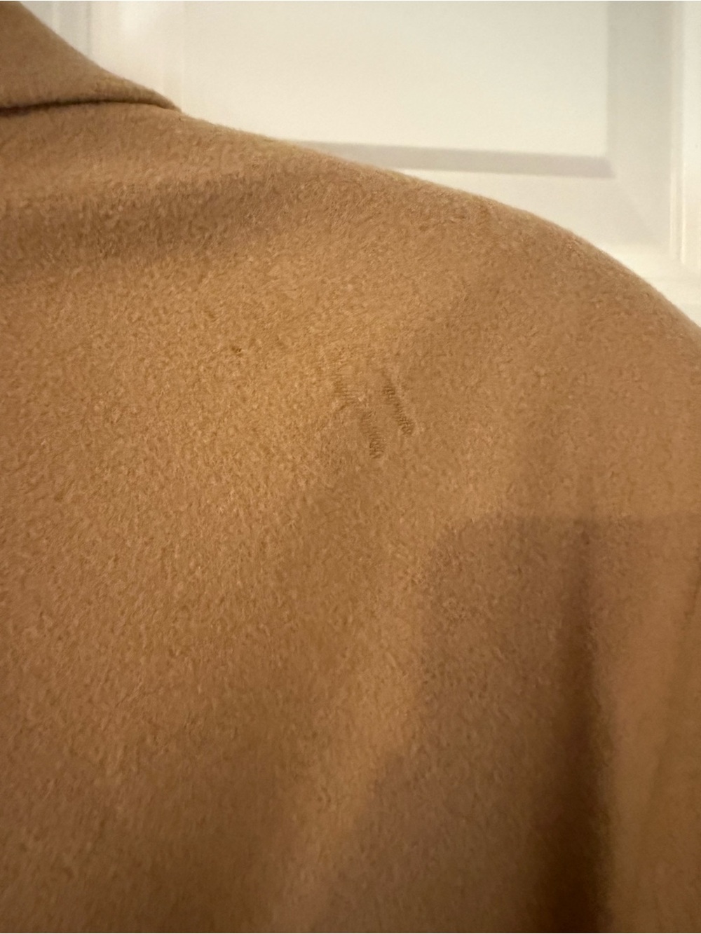 Ralph Lauren Men's Camel Columbia overcoat. Wool and cashmere Trench Coat - Picture 7 of 11